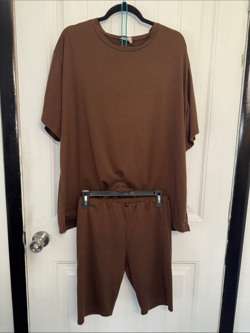 Brown Women’s Short Set - Comfortable Relaxed Fit